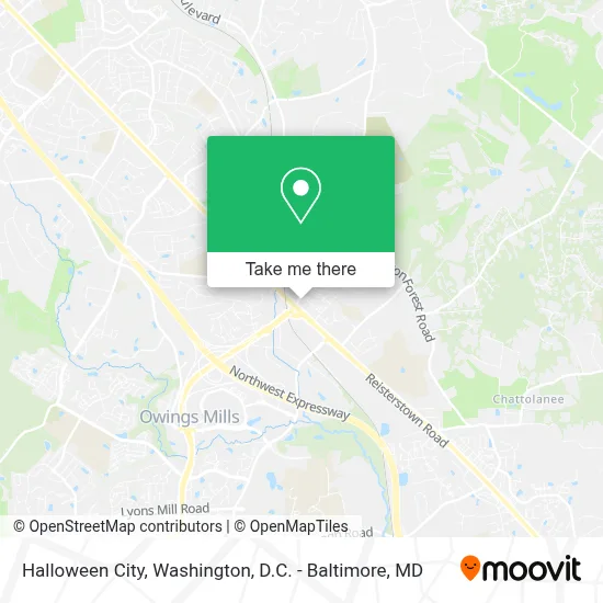 Halloween City map