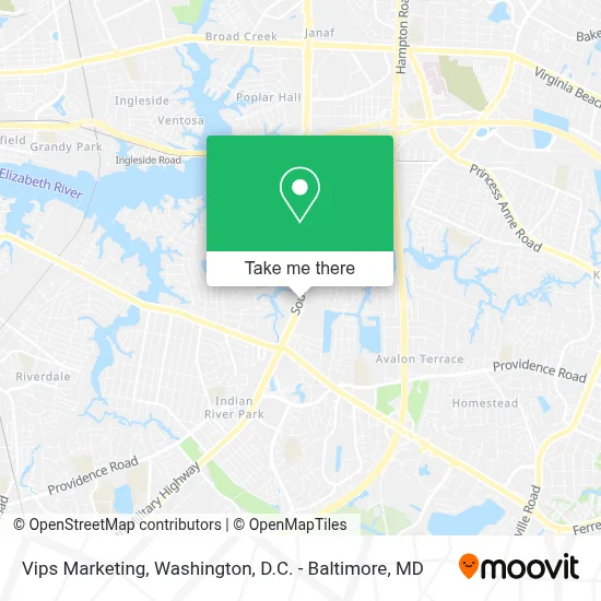 Vips Marketing map
