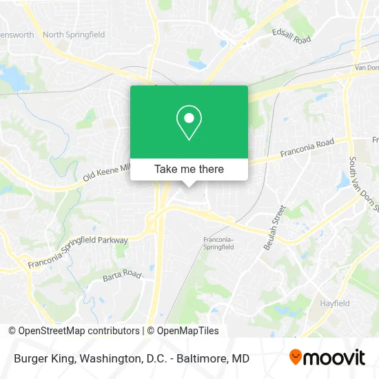 Burger King map