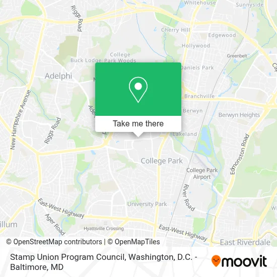 Stamp Union Program Council map