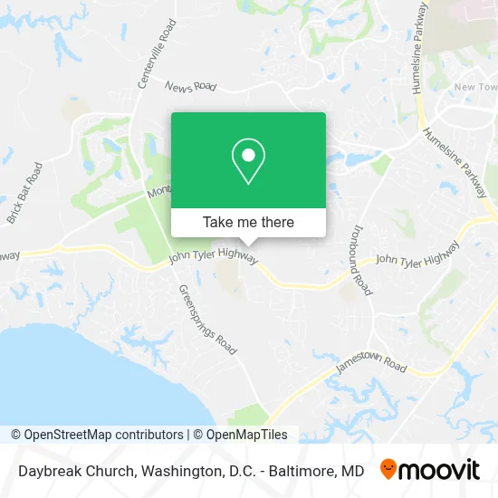 Daybreak Church map