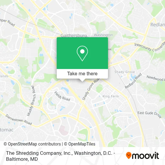 The Shredding Company, Inc. map