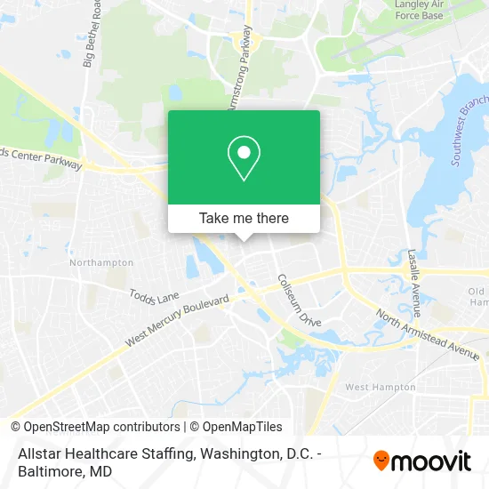 Allstar Healthcare Staffing map