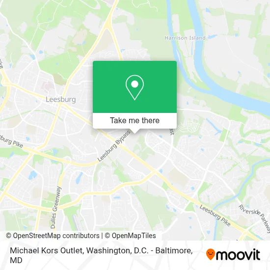 Michael Kors Outlet map