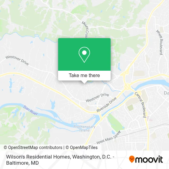 Wilson's Residential Homes map