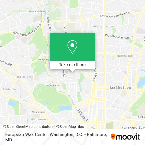 European Wax Center map
