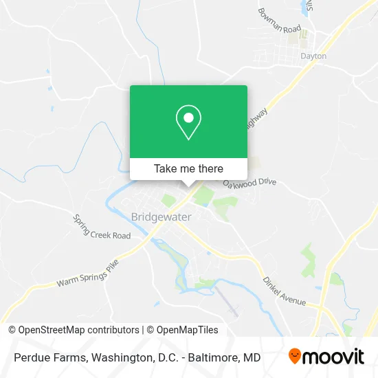 Perdue Farms map