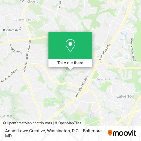 Adam Lowe Creative map