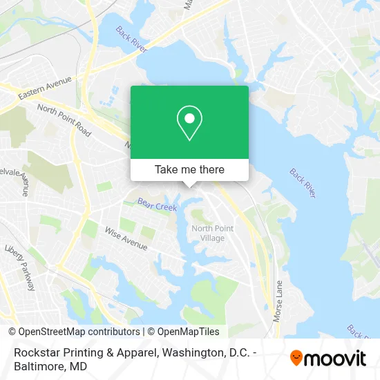 Rockstar Printing & Apparel map