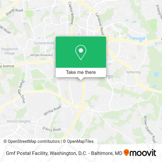 Gmf Postal Facility map