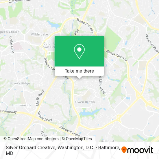 Silver Orchard Creative map
