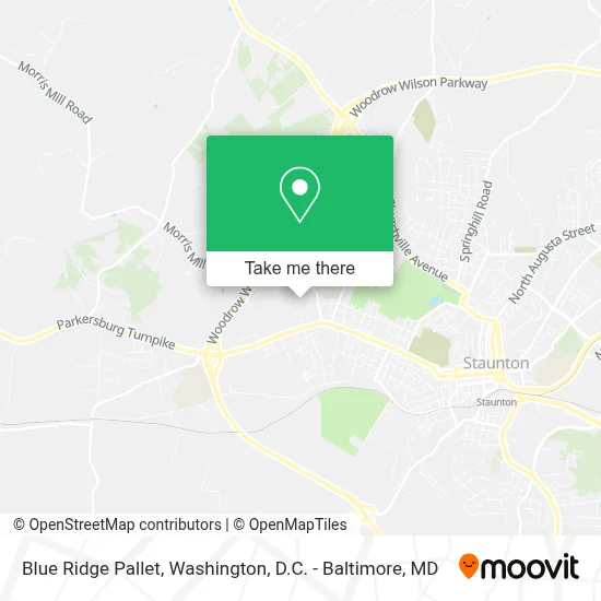 Blue Ridge Pallet map