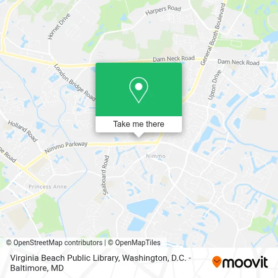 Virginia Beach Public Library map