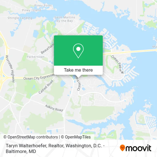 Taryn Walterhoefer, Realtor map