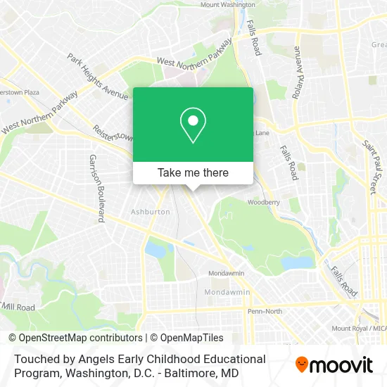 Touched by Angels Early Childhood Educational Program map
