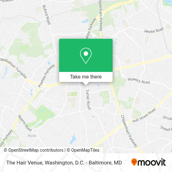 The Hair Venue map