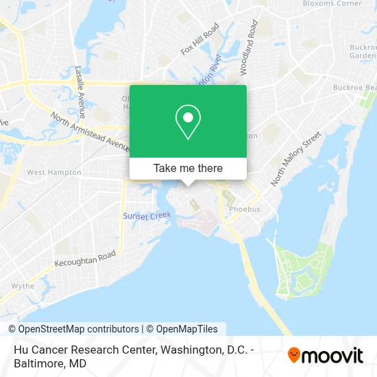 Hu Cancer Research Center map