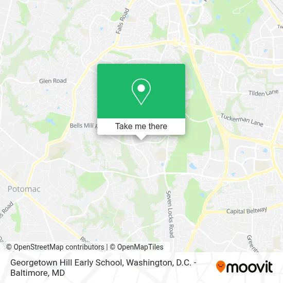 Georgetown Hill Early School map