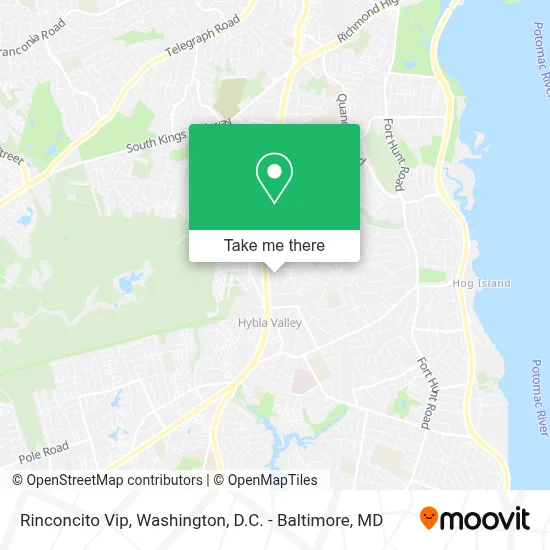 Rinconcito Vip map