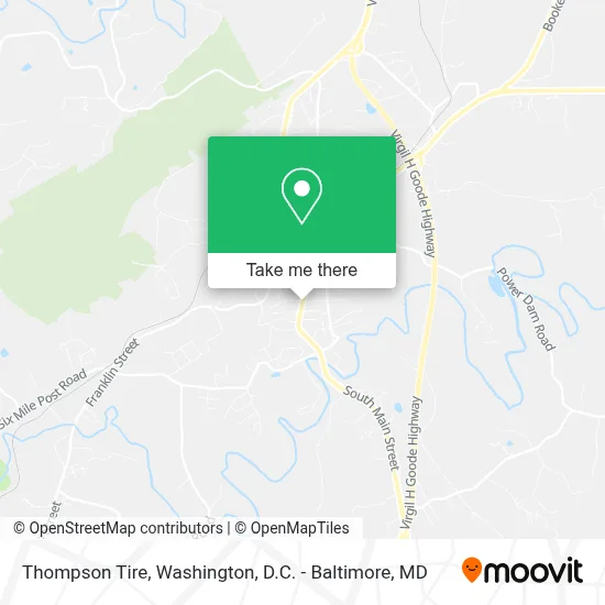 Thompson Tire map
