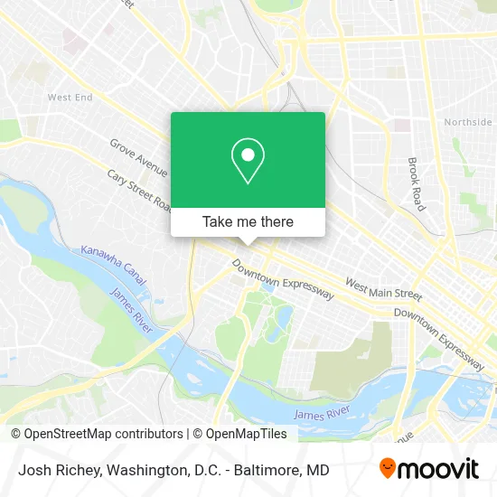 Josh Richey map