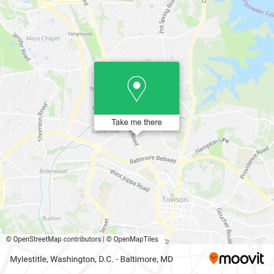 Mylestitle map