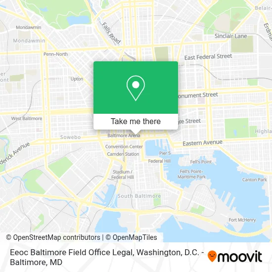 Eeoc Baltimore Field Office Legal map