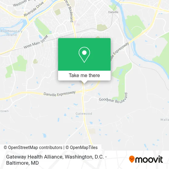 Gateway Health Alliance map