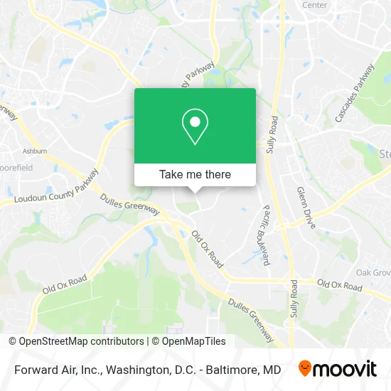 Forward Air, Inc. map