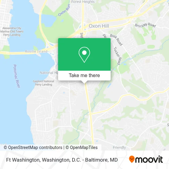 Ft Washington map