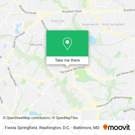 Fiesta Springfield map