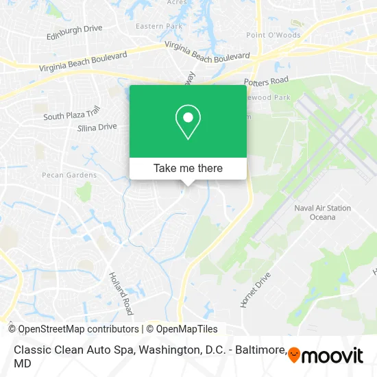 Classic Clean Auto Spa map