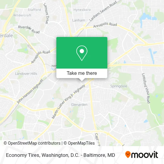 Economy Tires map
