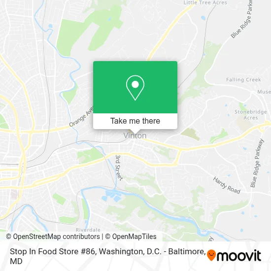 Stop In Food Store #86 map