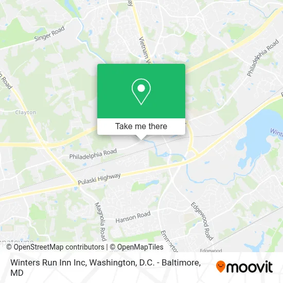 Winters Run Inn Inc map