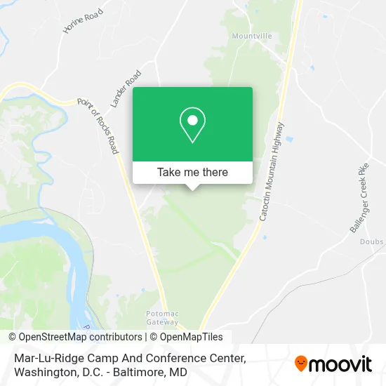 Mar-Lu-Ridge Camp And Conference Center map