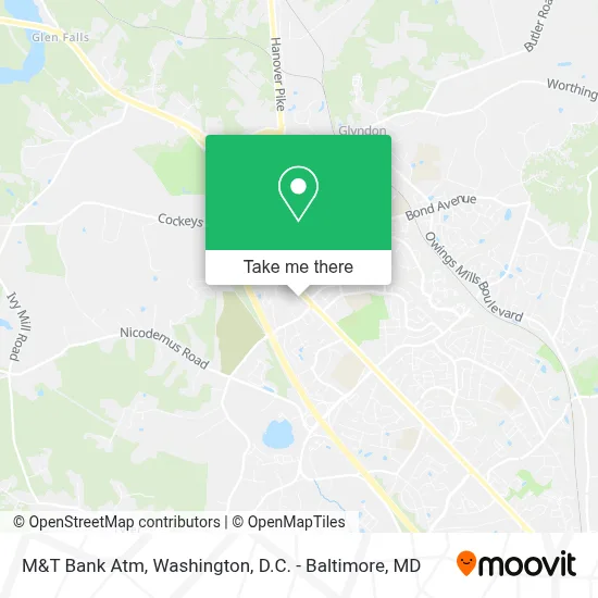 M&T Bank Atm map