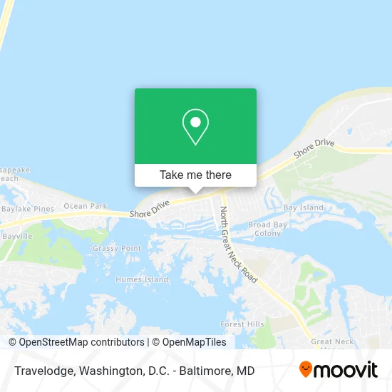 Travelodge map