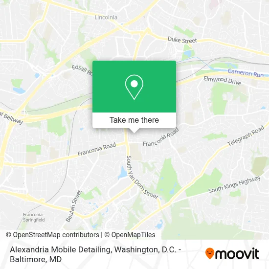 Alexandria Mobile Detailing map