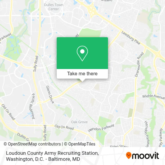 Loudoun County Army Recruiting Station map