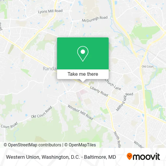 Western Union map