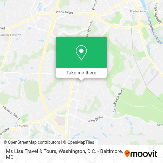 Ms Lisa Travel & Tours map