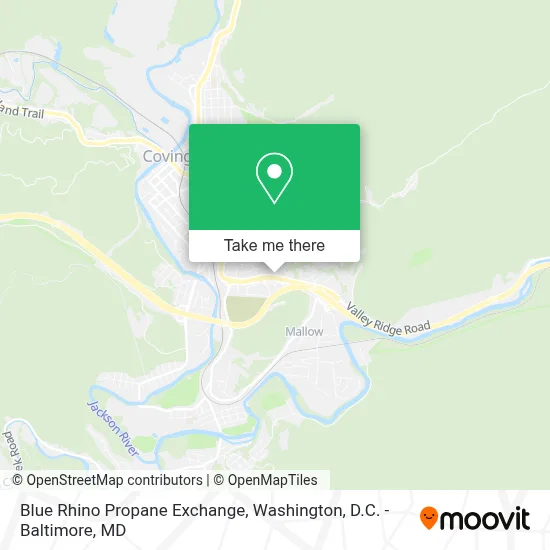 Blue Rhino Propane Exchange map
