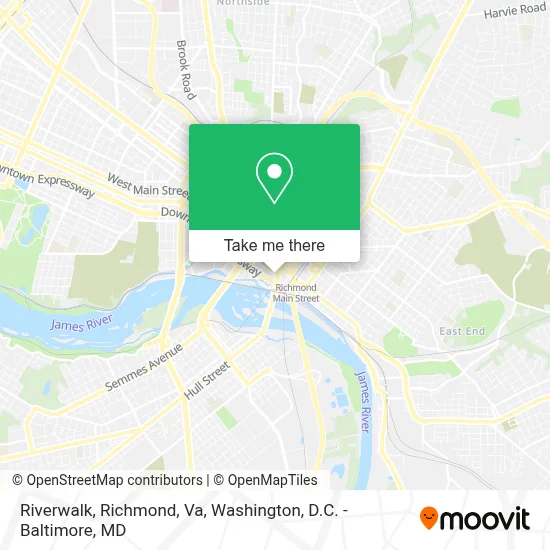 Riverwalk, Richmond, Va map