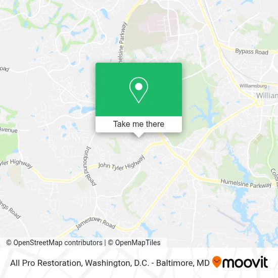All Pro Restoration map