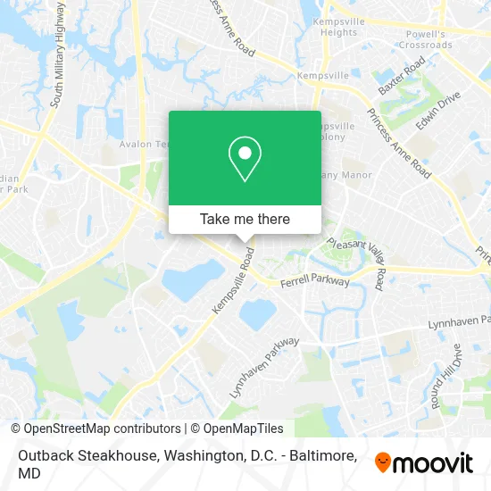 Outback Steakhouse map