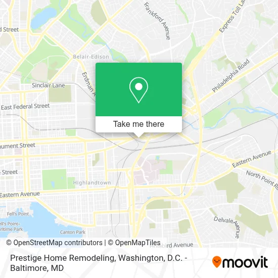 Prestige Home Remodeling map