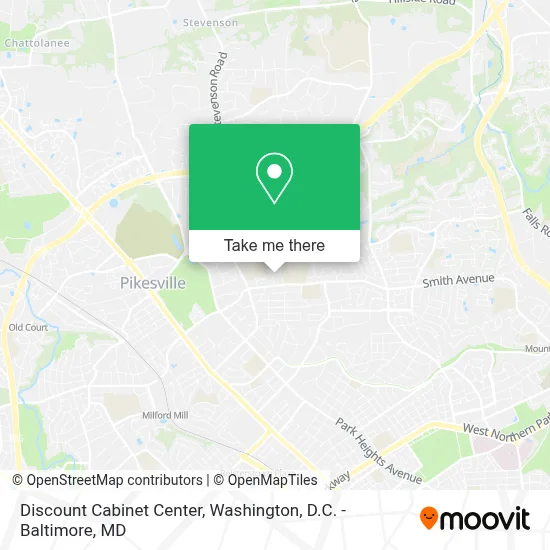 Discount Cabinet Center map