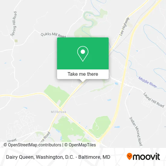 Dairy Queen map