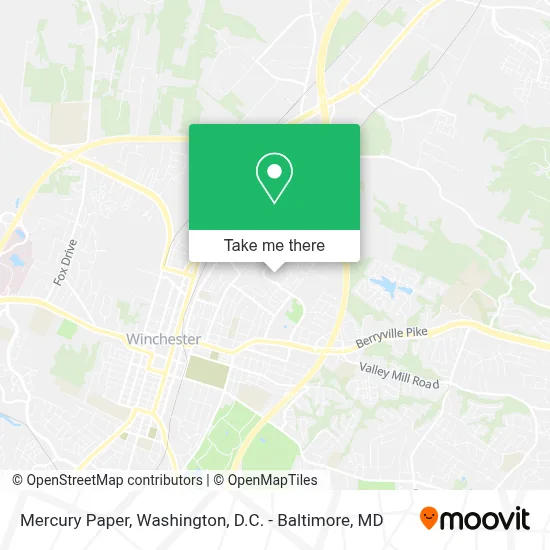 Mercury Paper map